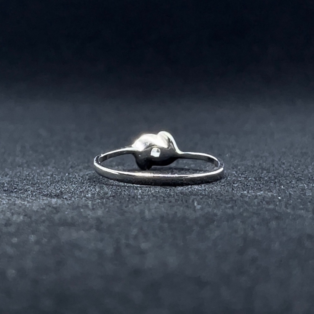 STERLING SILVER ENGAGEMENT RING - Picture 3 of 3